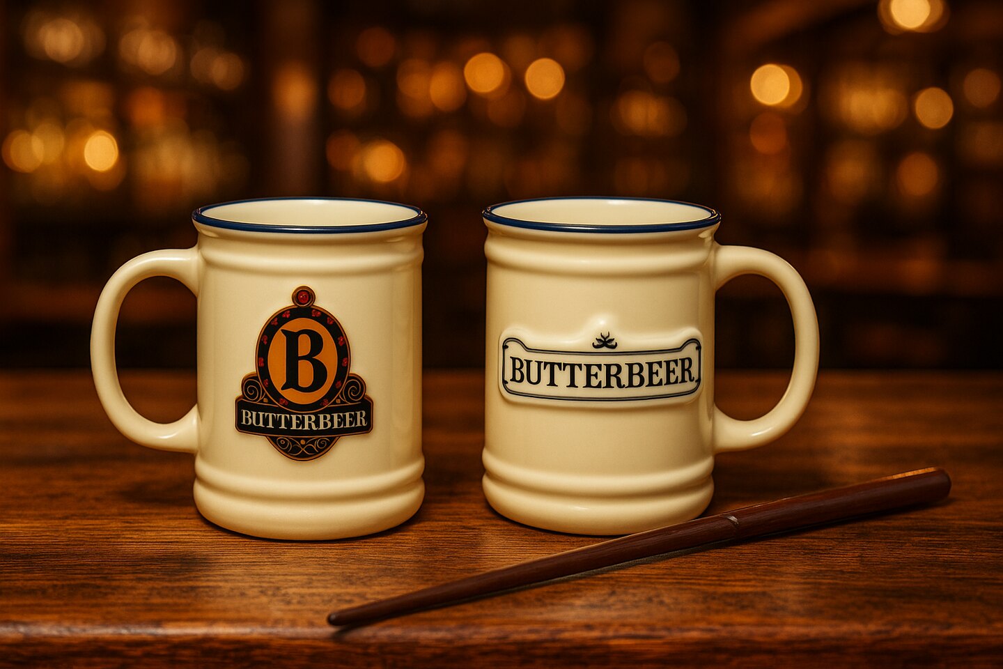 Mok in Harry Potter-stijl voor Butterbeer